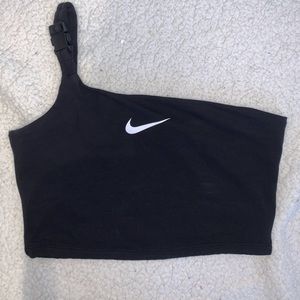 Nike tube top one shoulder off